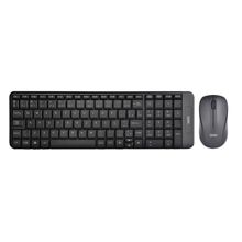 Teclado e Mouse Sem Fio OEX Blend Cinza
