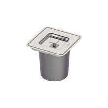 Lixeira Inox Embut Clean Square 5L