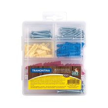 Maleta Parafusos E Buchas 100 Pcs