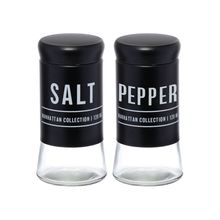 Saleiro Pimenteiro Manhattan Preto 120 ml