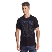 Camiseta Slim Masculina  Com Estampa de Guitarra Convicto