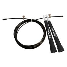 Corda De Aço Poker Speed Rope Crossfit - Preto