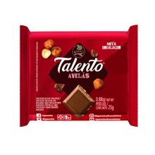 Chocolate Garoto Talento ao Leite com Avelãs 25g