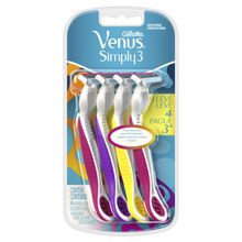Aparelho de Depilação Gillette Venus Simply 4 Unidades Aparelho De Depila??o Gillette Venus Simply Pague 3 Leve 4