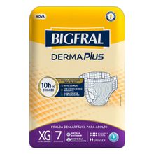 Fralda Geriátrica Bigfral Derma Plus Regular XG 7 Unidades Fralda Geri?trica Bigfral Derma Plus Regular XG 7 Unidades