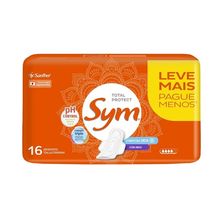Absorvente Sym com Abas Seca Leve16 Pague14