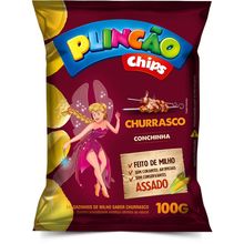 Plincão Chips Sabor Churrasco 100g