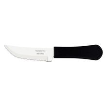 Faca Churrasco Inox 4" Leme Preto Tramontina