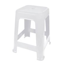 Banqueta Plástica Branca Mor