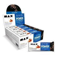 Barra Power Protein Bar Caixa Milk Caramel Max Titanium