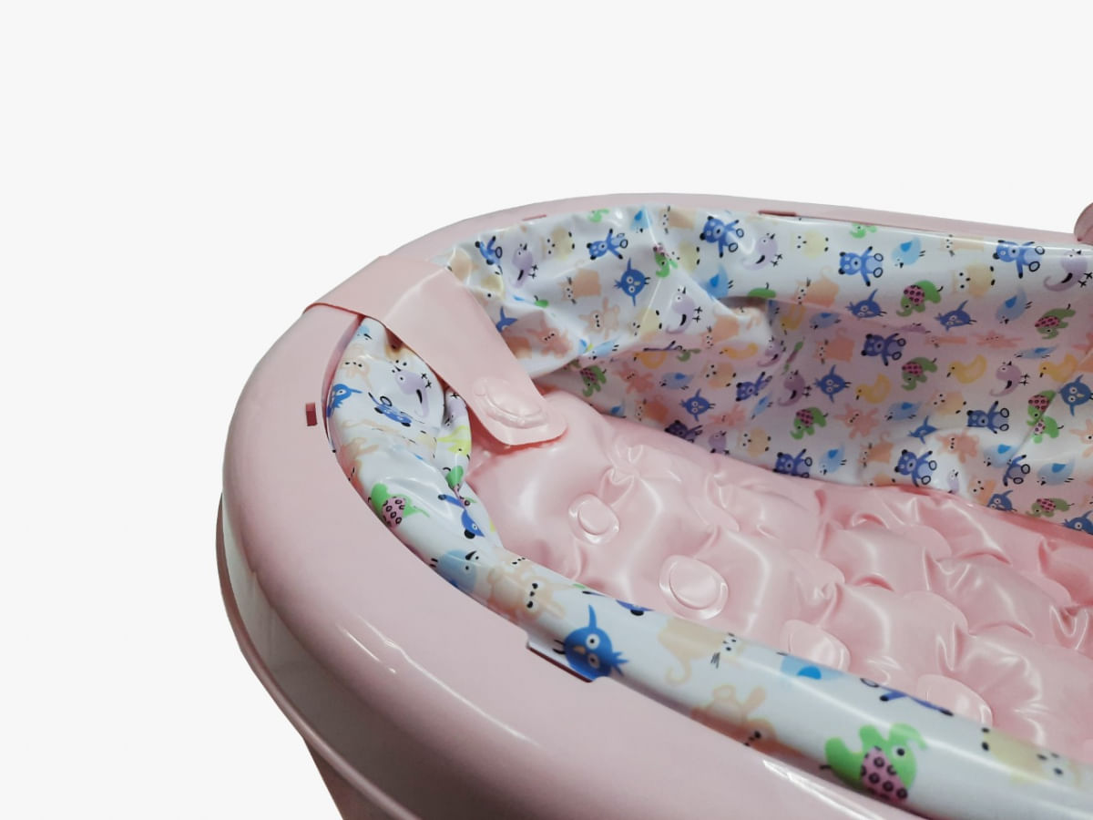 Banheira Para Bebê Dobrável Inflável Portátil Color Baby - Shop Coopera