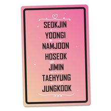 Placa Decorativa 24x16 K-POP BTS - Beek