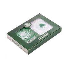 Jogo Com 2 Baralhos Palmeiras Plástico Oficial