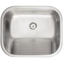 Tanque de Encaixe Tramontina Hera em Aço Inox Acetinado 50x40 cm
