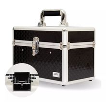 Maleta De Maquiagem Objetos Anna Make Média Vazia Preta