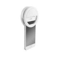 Luz Selfie Ring Light Clipe Anel Led Flash Uni Branco