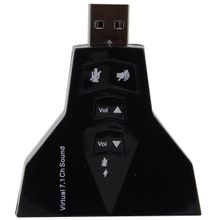 Placa De Som 7.1 Usb Audio Pre Escuta Canal Virtual Hbt65