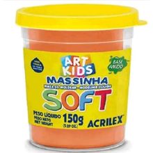 Massa de Modelar SOFT - LARANJA - 150g - ACRILEX