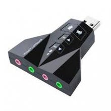 Placa De Som Usb 7.1 Canais Exbom Usom-20