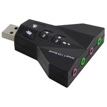 Placa De Som Usb 7.1 Canais Exbom Usom-20