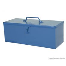 Caixa Ferram Aco Bau 40X16X15Cm Ref02