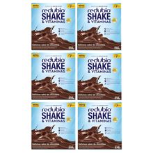 Kit com 6 Redubío shake e vitaminas delicioso sabor de chocolate Cimed 210g