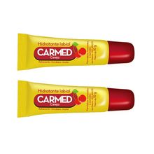 Kit com 2 Hidratante labial Diário Carmed sabor cereja Cimed 10g