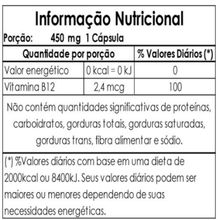 Kit com 3 Vitamina B12 Cobalamina 1 Cápsula Ao Dia Duom Com 60 Cápsulas