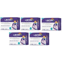 Kit com 5 Lavitan MAIS BEAUTY Beleza da Pele e Unhas Com Colágeno para firmeza da Pele Rosto Barriga e Bumbum Cimed 60 C
