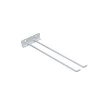 Suporte Para Vassouras de Parede Aço Carbono Branco 30cm