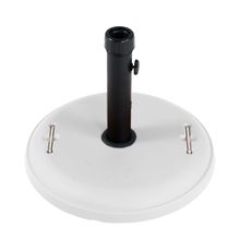 Base para Ombrellone Redonda em Concreto 22kg Branca