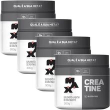 KIT 4X CREATINA TITANIUM (300G) MAX TITANIUM (4 POTES)