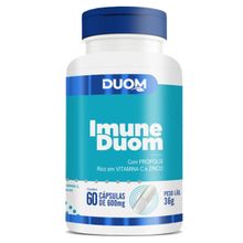 IMUNE DUOM TOP IMUNIDADE VITAMINA C ZINCO E PRÓPOLIS 60 CAPSULAS 1 CAPS AO DIA - DUOM