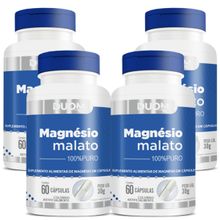 COMBO 4 MAGNÉSIO MALATO PURO 60 CÁPS CADA TOTAL 240 - DUOM