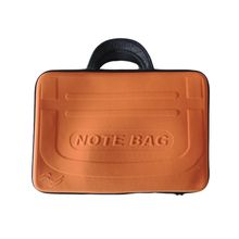 Pasta Maleta Anti-Impacto MZ Slim Case Com Alça e Ziper P/ Notebook 14, 15, 15,6 Pol. - Laranja