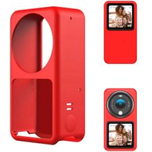 Capa de Proteção em Silicone Vermelho para DJI Action 2 - Telesin