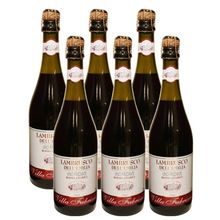 Kit 06 Unid. Frisante Lambrusco Tinto Villa Fabrizia 750ml