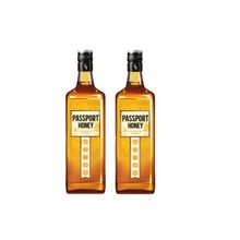Kit Whisky Passport Honey Sabor Mel 670ml 2 unidades