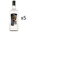 Kit Rum Montilla Carta Cristal 1l 5 Unidades