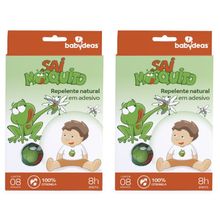 2 SAI MOSQUITO - REPELENTE NATURAL EM ADESIVO 0m+ BABYDEAS
