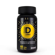 Vitamina D 2.000 Ui - 60 Cápsulas Softgel - Inove Nutrition