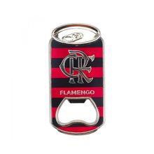 Abridor Garrafas Flamengo em Forma Lata Com Ímã 8.5x4cm