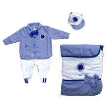 Kit Saída Maternidade Cruzeiro Luxo Meninos Oficial