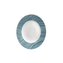 Prato Raso Clarice em Porcelana Decorada 25 cm Tramontina
