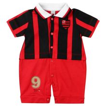 Macacão Bebê Flamengo Uniforme Campo Oficial