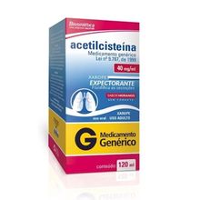 Acetilcisteina  Xarope Adulto  40mg/ml 120ml Biosintética