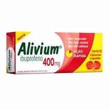 Alivium Ibuprofeno 400mg 10 cápsulas