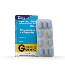 Naproxeno 550Mg 20 Comprimidos Neo Química