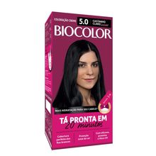 Tintura Creme Biocolor 5.0 Castanho Claro Luxuoso Mini Kit