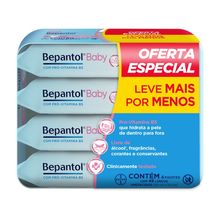 Lenço Umedecido Bepantol Baby 4 unidades LENCO UMEDECIDO BEPANTOL 48UN BABY LEVE4 PAGE3